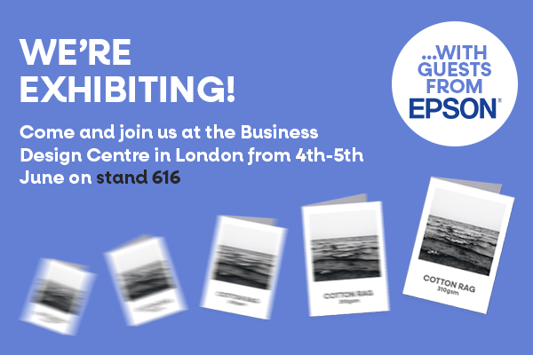 We're exhibiting! With Guests from Epson. Come and join us at the Business Design Centre in London from 4th - 5th June on Stand 616