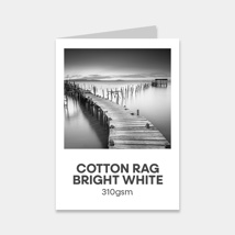 Pinnacle Cotton Rag Bright White Greeting Cards 310gsm