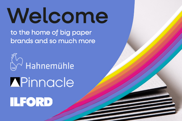 Welcome to Paper Spectrum the home of big paper brands, Pinnacle, Hahnemühle, Ilford and so much more