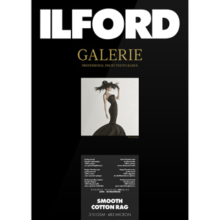 Ilford Galerie Smooth Cotton Rag Paper 310gsm A2 25 Sheets 