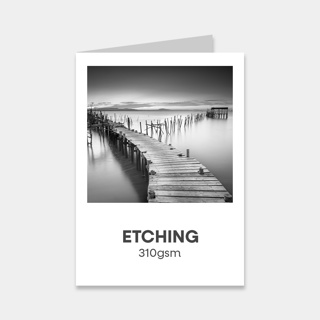 Pinnacle Etching Greetings Cards 7x5" 310gsm (20)