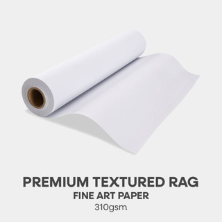 Pinnacle Premium Textured Rag Paper Roll 44" 310gsm 15m