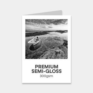 Pinnacle Premium Semi-Gloss Card A4 to A5 300gsm (20)