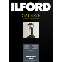 Ilford Galerie Double Sided Semi Gloss Paper 250gsm A3+ 25 Sheets 