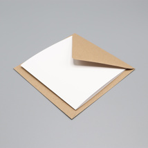 155x155 Kraft Recycled Envelope 115gsm 200 Pack